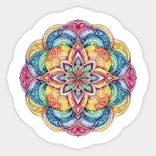 Mandala Multicolor 1 Sticker